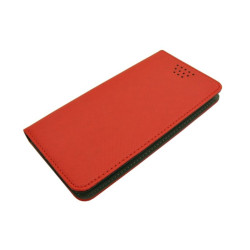 Etui Smart Magnet na telefon Universal 4.0-4.5" czerwony 75x140