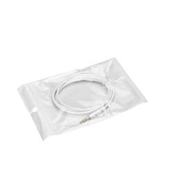 Kabel USB-C do jack 3.5mm - adapter audio biały 90cm