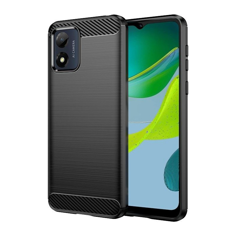 Etui Bumper Carbon LUX na telefon motorola moto e13 czarne