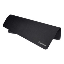 Podkładka żelowa pod myszkę ergonomiczna antypoślizgowy spód czarna 22x18cm