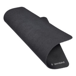Podkładka żelowa pod myszkę ergonomiczna antypoślizgowy spód czarna 22x18cm