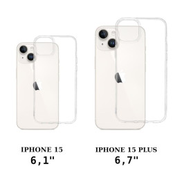 Etui Jelly Case na telefon Apple iPhone 16+ A3290 bezbarwne 2mm