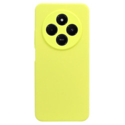 Etui Silicon Case 2 mm na telefon Xiaomi Redmi 14C / POCO C75 żółte matowe