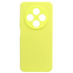 Etui Silicon Case 2 mm na telefon Xiaomi Redmi 14C / POCO C75 żółte matowe