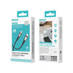 Kabel USB-C Lightning do iPhone 2m - szybkie ładowanie PD 27W