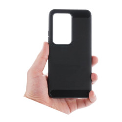 Etui Bumper Carbon LUX na telefon Xiaomi Redmi 15 4G 25062RN2DY czarne