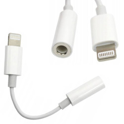 Adapter Lightning jack 3.5mm do słuchawek iPhone
