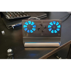 Wielofunkcyjna stacja dokująco chłodząca do konsoli ASUS ROG Ally / Valve Steam Deck / Lenovo Legion Go / Razer Edge czarna