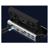 Wielofunkcyjna stacja dokująco chłodząca do konsoli ASUS ROG Ally / Valve Steam Deck / Lenovo Legion Go / Razer Edge czarna