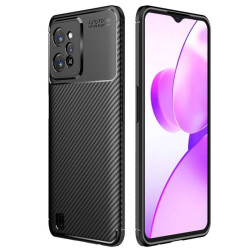 Etui Bumper Carbon Fiber na telefon Realme C31 RMX3501 czarne