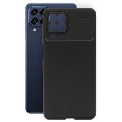 Etui Bumper Carbon Fiber na telefon Samsung Galaxy M53 5G M536 czarne