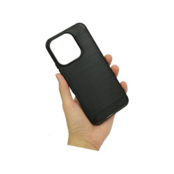 Etui Bumper Carbon Lux na telefon Honor 400 Lite 5G ABR-NX1 czarne