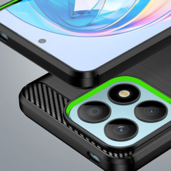 Etui Bumper Carbon Lux na telefon Honor X8A czarne