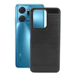 Etui Bumper Carbon Lux na telefon Honor X7a RKY-LX2 czarne