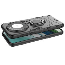 ETUI PANCERNE RING ARMOR na telefon Huawei Mate 60 Pro 5G / Mate 60 Pro+ 5G czarne
