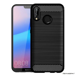 Etui Bumper Carbon LUX do telefonu Huawei P40 Lite 5G czarne