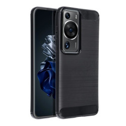 Etui Bumper Carbon LUX na telefon Huawei P60 Pro MNA-L29CK czarne