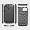 Etui Bumper Carbon Lux na telefon Apple iPhone 14 Pro A2890 czarne
