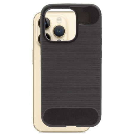 Etui Bumper Carbon Lux na telefon Apple iPhone 14 Pro Max A2894 czarne
