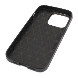 Etui Bumper Carbon Lux na telefon Apple iPhone 14 Pro Max A2894 czarne