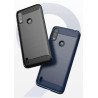 Etui Bumper Carbon Lux na telefon motorola moto e7 / e7i power czarne