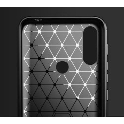 Etui Bumper Carbon Lux na telefon motorola moto e7 / e7i power czarne
