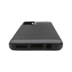 Etui Bumper Carbon Lux na telefon motorola moto g34 5G XT2363 czarne