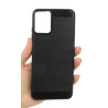 Etui Bumper Carbon Lux na telefon motorola moto g34 5G XT2363 czarne