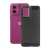 Etui Bumper Carbon LUX na telefon motorola moto g55 5G XT2435 czarne