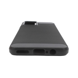 Etui Bumper Carbon LUX na telefon motorola moto g55 5G XT2435 czarne