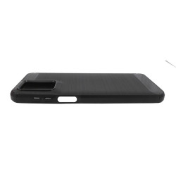 Etui Bumper Carbon LUX na telefon motorola moto g55 5G XT2435 czarne