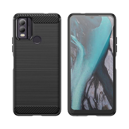 Etui Bumper Carbon LUX na telefon Nokia C22 TA-1533 czarne