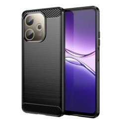 Etui Bumper Carbon LUX na telefon OPPO A5 Pro 4G CPH2711 / A5 Pro 5G CPH2695 czarne