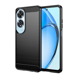 Etui Bumper Carbon LUX na telefon OPPO A60 4G CPH2631 czarne
