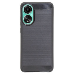 Etui Bumper Carbon Lux na telefon OPPO A78 4G CPH2565 czarne