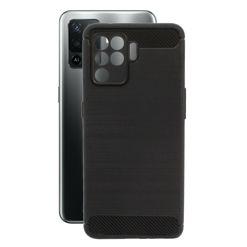 Etui Bumper Carbon Lux na telefon OPPO Reno 5 4G 5G / Reno 5 K / Find X3 Lite czarne