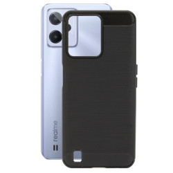 Etui Bumper Carbon LUX na telefon Realme C31 RMX3501 czarne