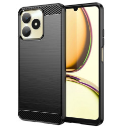 Etui Bumper Carbon LUX na telefon Realme C53 RMX3760 / C51 RMX3830 / Note 50 RMX3834 czarne