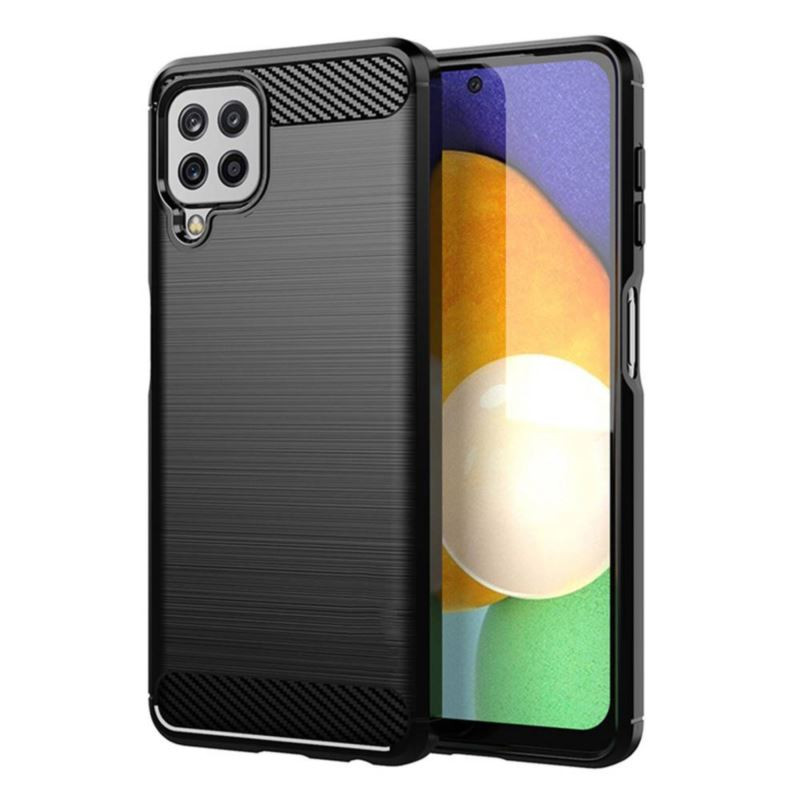 Etui Bumper Carbon Lux na telefon Samsung Galaxy A22 4G / M22 / M32 4G czarne