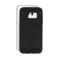 Etui Bumper Carbon LUX na telefon Samsung G930 Galaxy S7 czarny