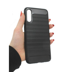 Etui Bumper Carbon LUX na telefon Samsung Galaxy A70 A705 czarne