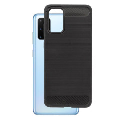Etui Bumper Carbon LUX na telefon Samsung Galaxy S20 Plus G985 czarne