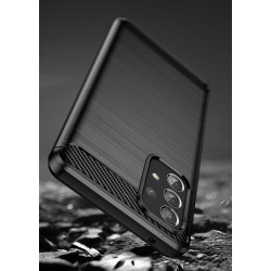 Etui Bumper Carbon Lux na telefon Samsung Galaxy A73 5G A736 czarne