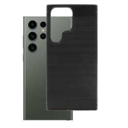 Etui Bumper Carbon LUX na telefon Samsung Galaxy S23 Ultra S918 czarne