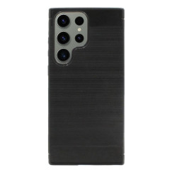 Etui Bumper Carbon LUX na telefon Samsung Galaxy S24 Ultra 5G SM-S928 czarne