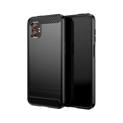 Etui Bumper Carbon LUX na telefon Samsung XCover 7 Pro 5G G766 czarne