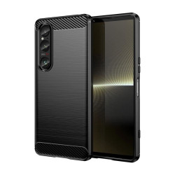 Etui Bumper Carbon LUX na telefon Sony Xperia 1 VII 5G XQ-FS54 czarne