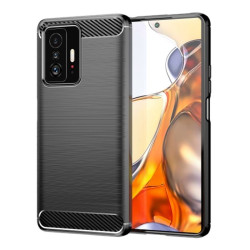 Etui Bumper Carbon Lux na telefon Xiaomi 11T 5G / 11T Pro 5G czarne