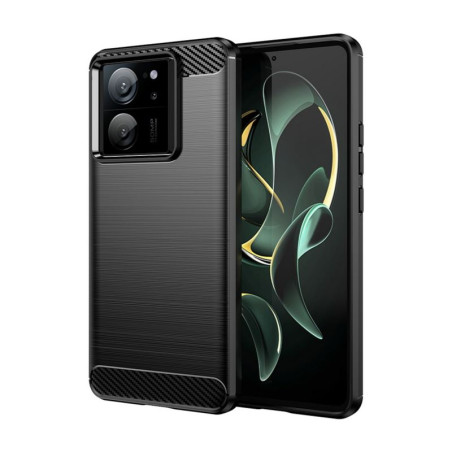 Etui Bumper Carbon Lux na telefon Xiaomi 13T / 13T Pro 5G / Redmi K60 Ultra 5G czarne