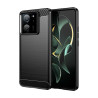 Etui Bumper Carbon Lux na telefon Xiaomi 13T / 13T Pro 5G / Redmi K60 Ultra 5G czarne